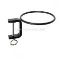 Black Powder Coated Metal Clamp For Flower Pot